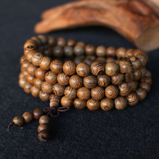 108 Wooden Beaded Bracelet